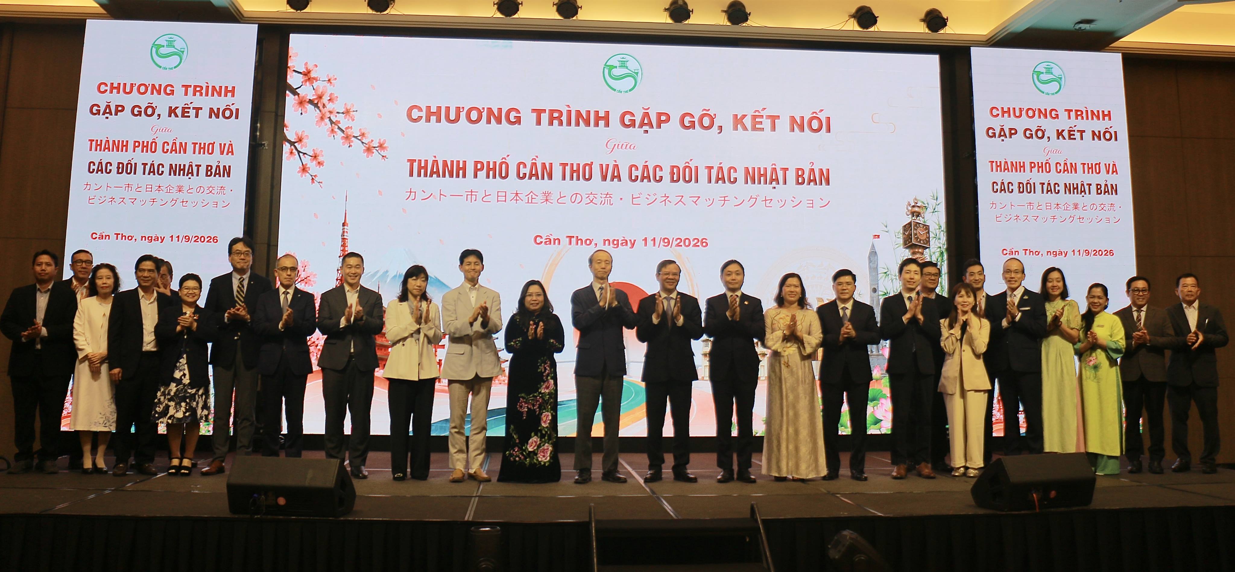 Thành phố Cần Thơ gặp gỡ, kết nối với các đối tác Nhật Bản